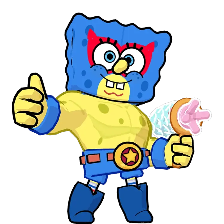 SpongeBob SquarePants Nulls Brawl in Brawl Stars Fun! 4 El-Primo-SpongeBob