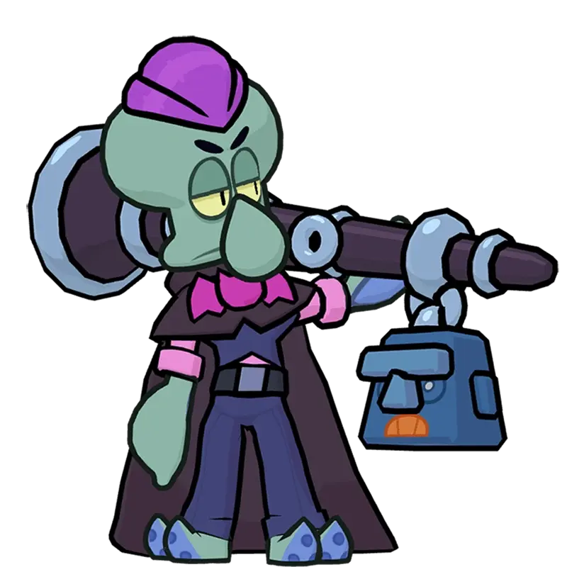 SpongeBob SquarePants Nulls Brawl in Brawl Stars Fun! 1 Mortis-Squidward